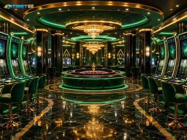 Tampilan beranda permainan slot digital